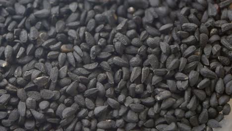 close-up of black cumin seeds