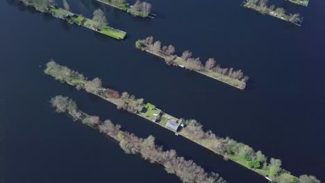 Small-Island-on-the-Lake-in-Holland-Drone-Footage-in-4K
