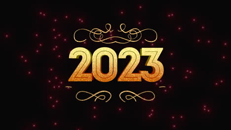 2023-years-with-fly-red-glitters-on-black-gradient