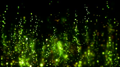 humos de partículas verdes