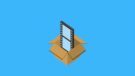 almacenamiento en cajas de cartón