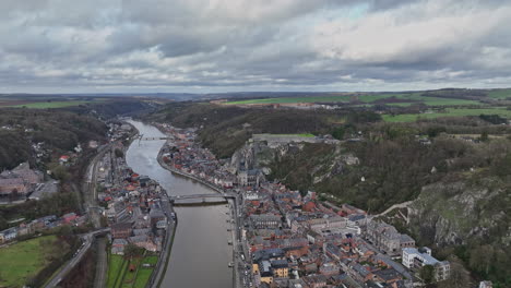 over the meuse, dinant stands as a beacon of belgian history and riverside comme