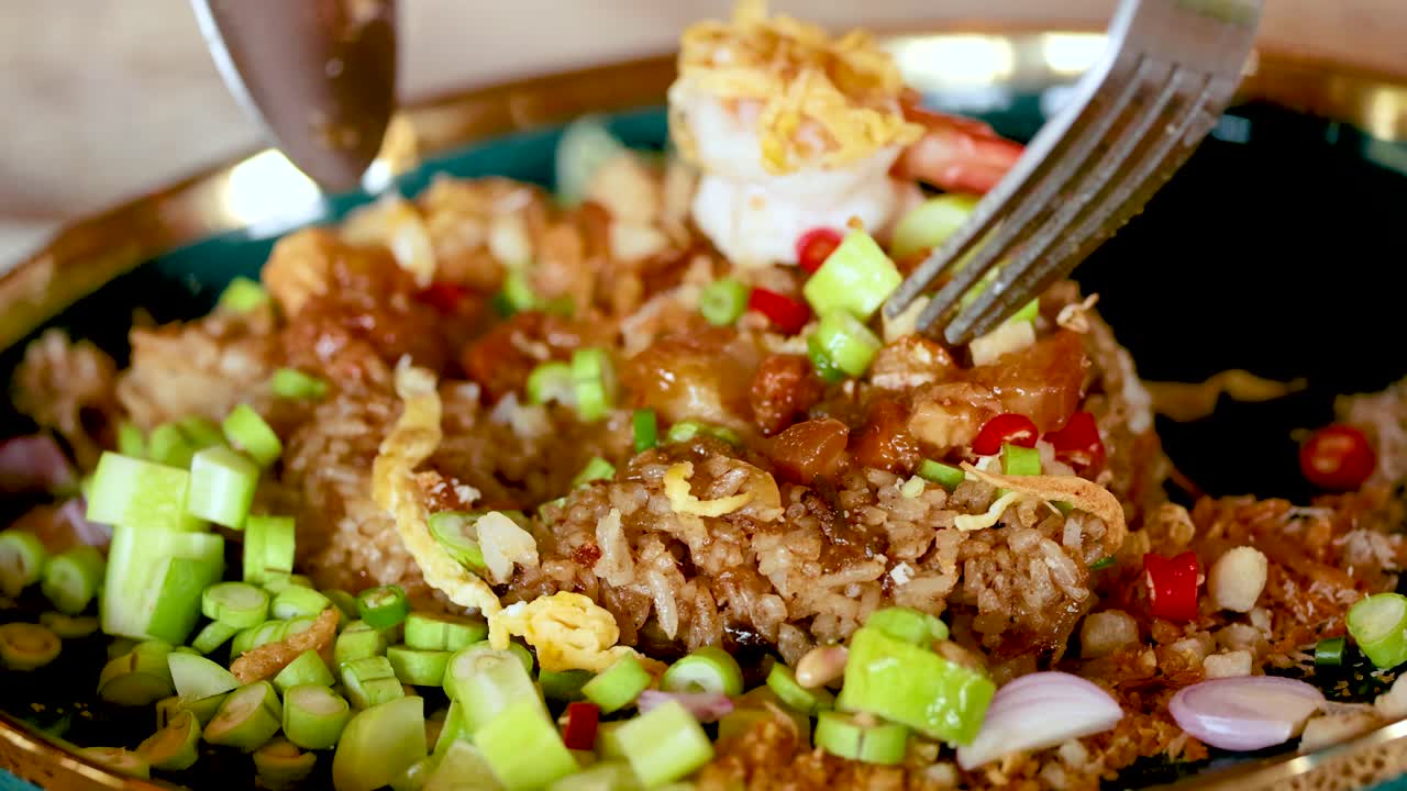 맛있는 태국 요리를 위한 재료를 는 것