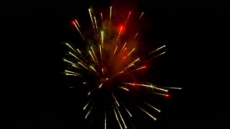 fuegos artificiales de una sola explosión