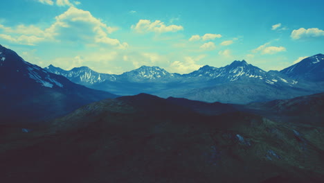 hermosa vista panorámica de las montañas