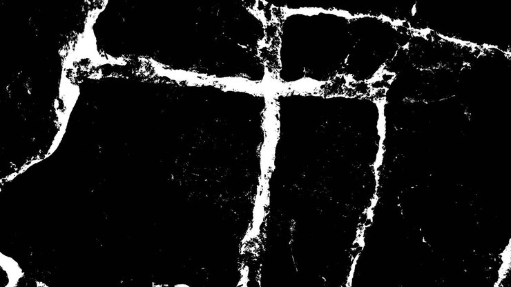 Sovrapposizione animata di texture grunge in bianco e nero