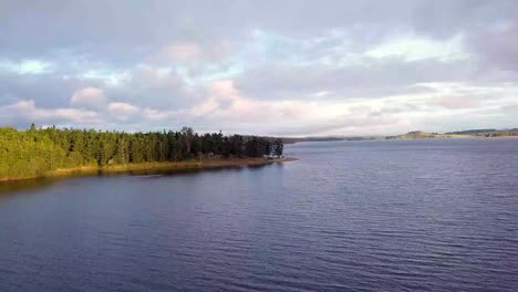 tinaroo falls dam campground aerial