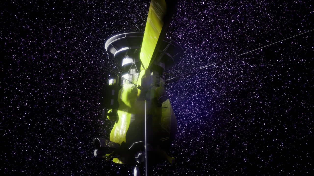 Exploration of the cosmos through the cassini spacecraft in deep space