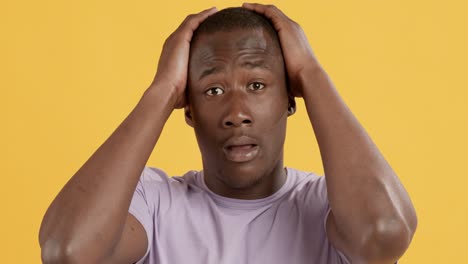 Uomo stressato