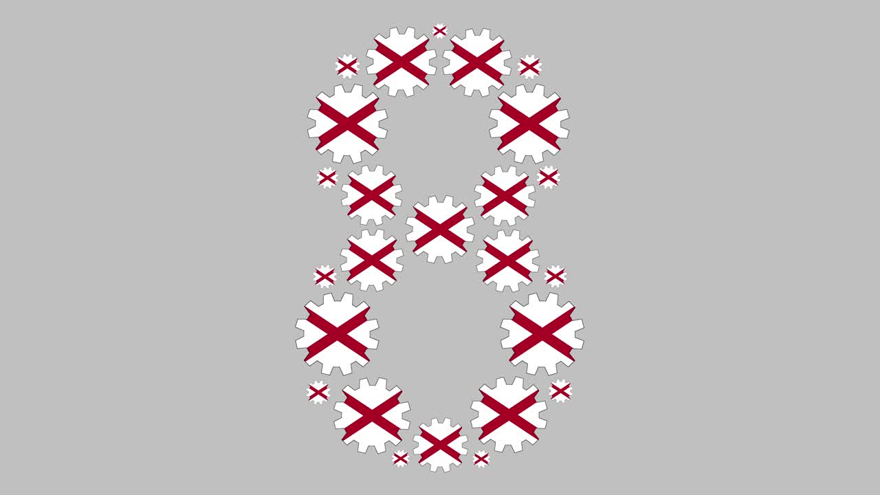 el número ocho de alabama.