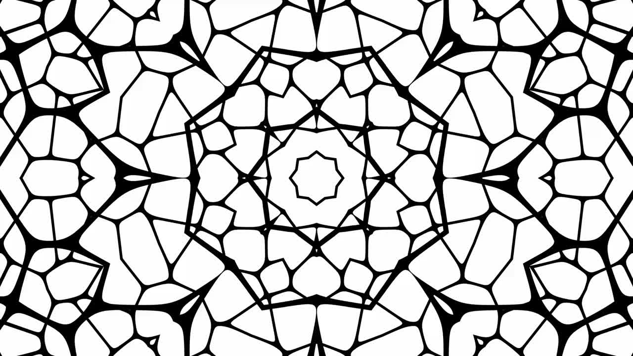 kaleidoscope abstract geometric effect background