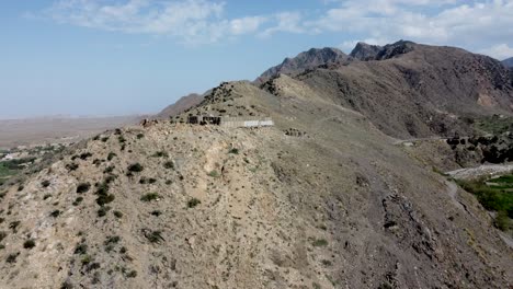 an abandoned afghan troop bunker