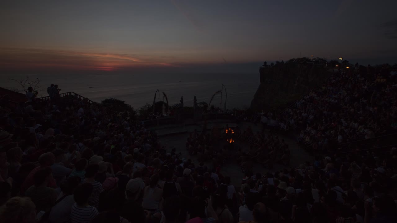 Balinese Dance Performance at Uluwatu Temple Sunset