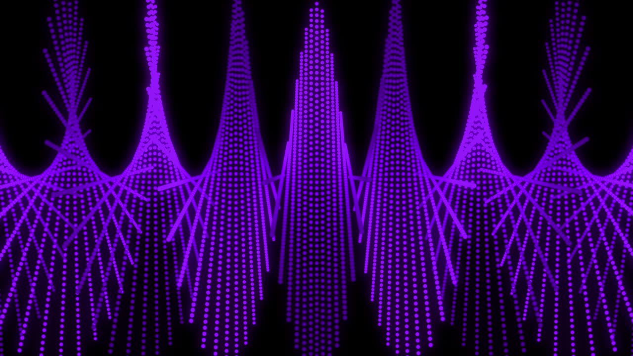 Purple color Dot Shape Pattern animation motion graphics