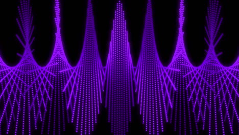 purple color dot shape pattern animation motion graphics