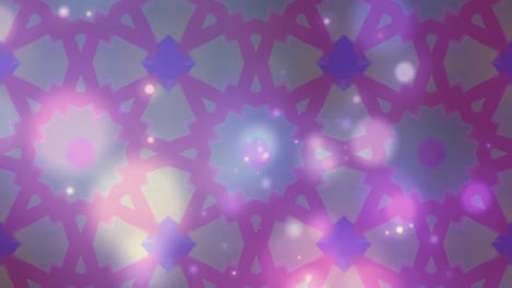 manchas brillantes de luces contra formas caleidoscópicas moviéndose hipnóticamente