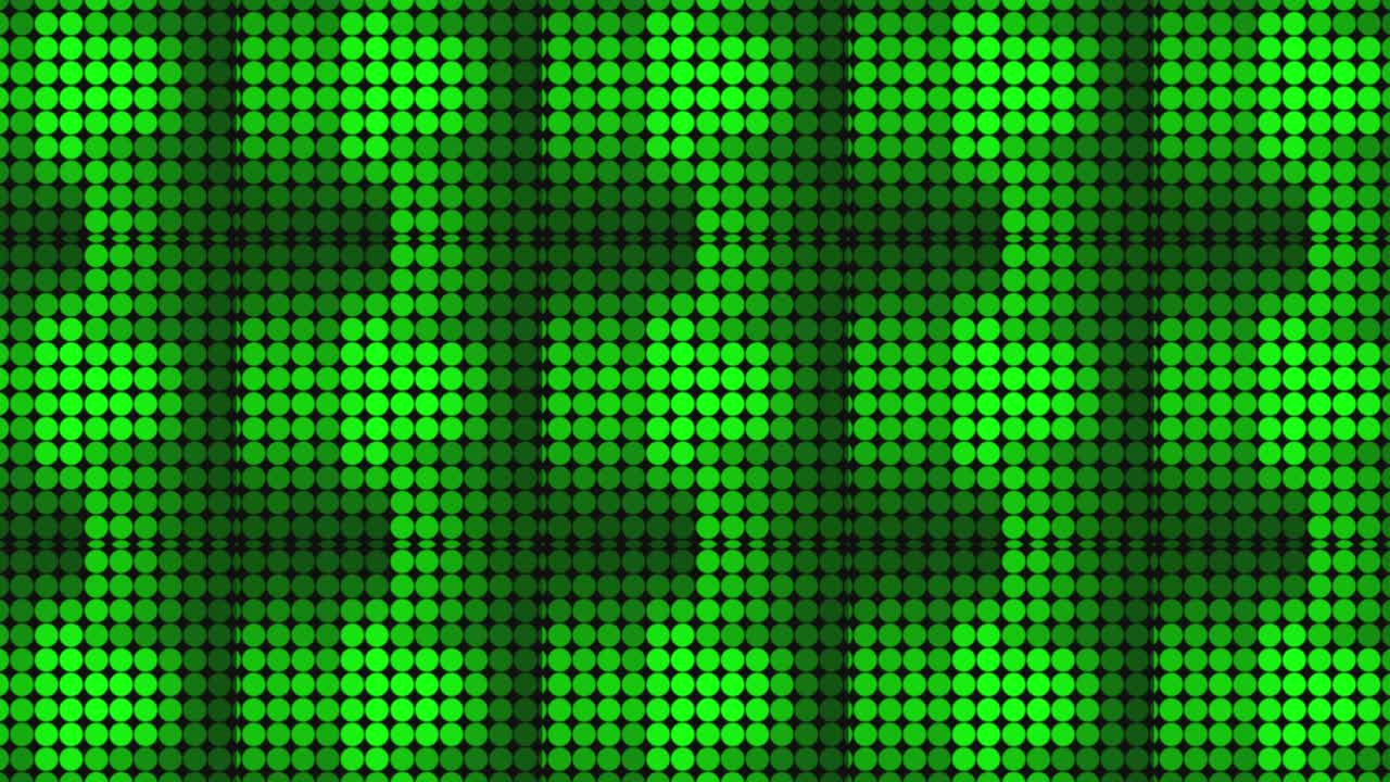 Abstract Green Dot Pattern
