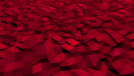 motion dark red low poly abstract background 3