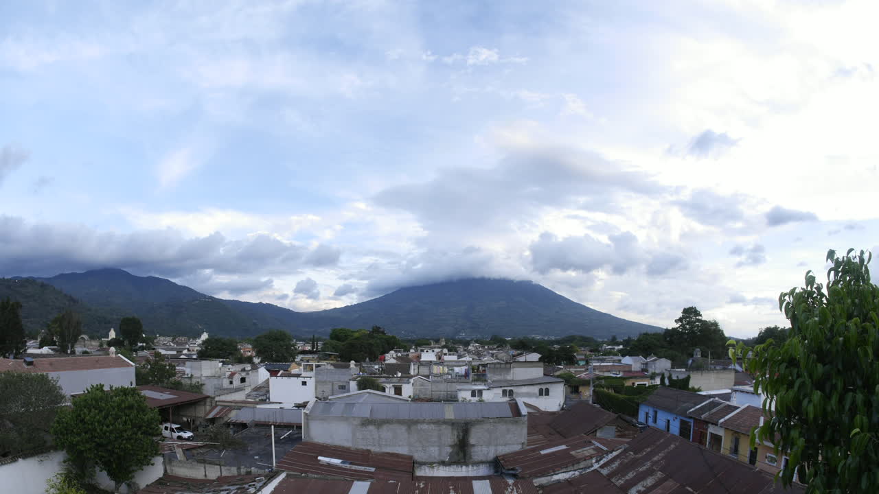 a timelapse in Antigua, Guatemala