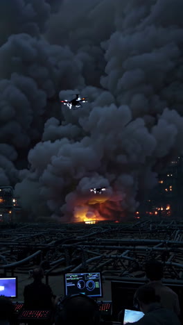 industrial disaster response with drones