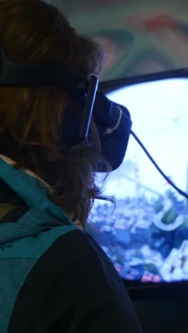 technology, virtual reality, entertainment and people concept