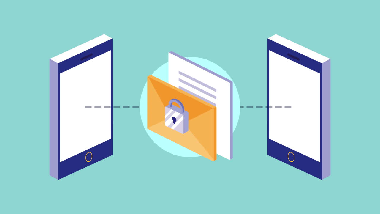 Secure Email Transfer Between Mobile Devices