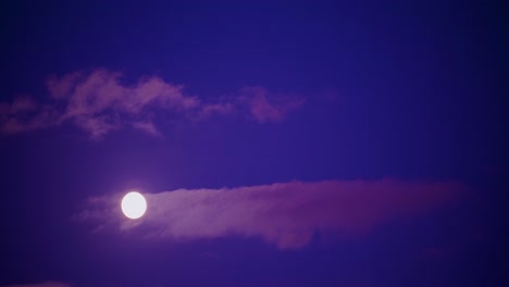 the full moon rising on a friday evening above central london