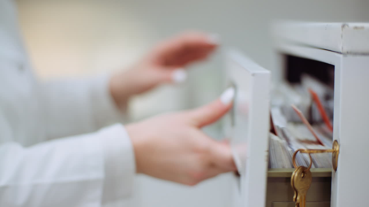 Dottoressa cerca dati personali nella cartella 4