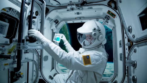 astronauta en el espacio