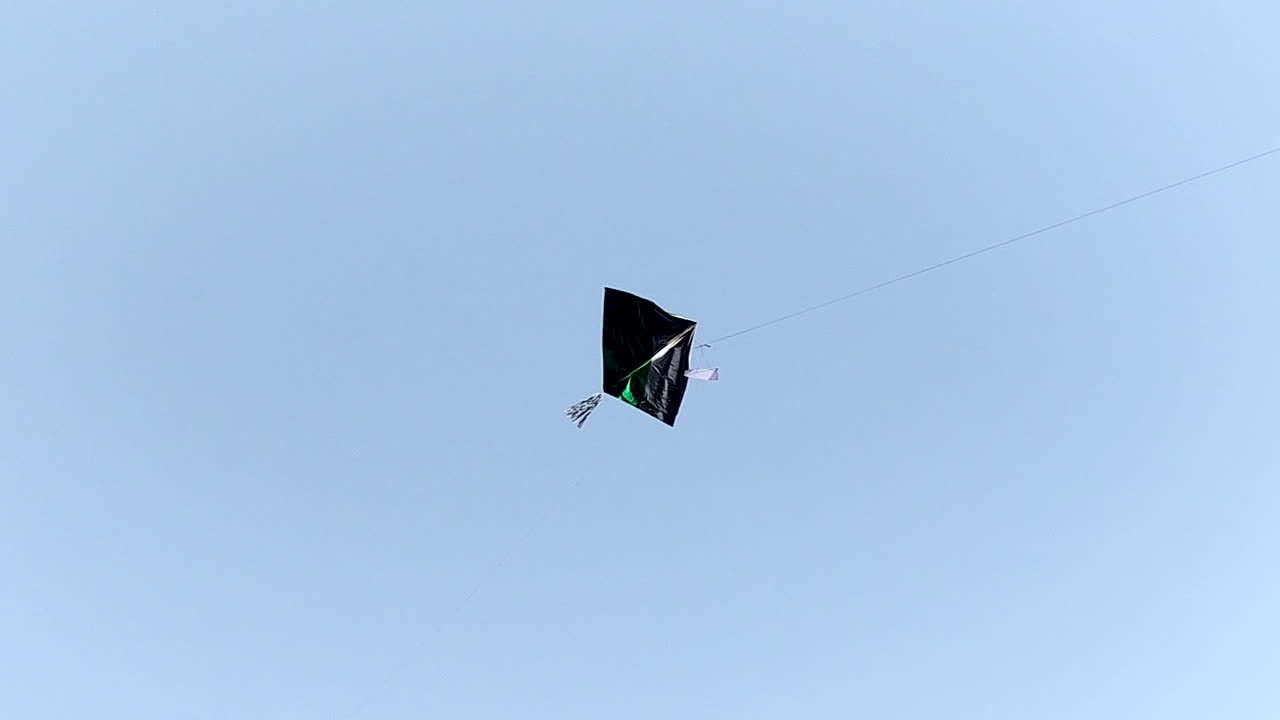 Drager kæmper i luften under indisk festival. Ideel til Uttarayan, Makar Sankranti, kultur, fest, frihedstemaer og dynamiske himmel-action-visuals