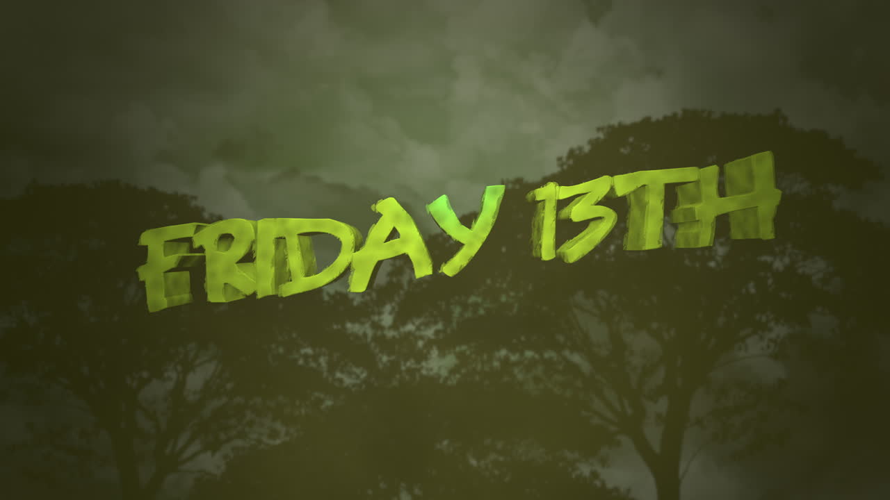 Fredag den 13. med mystisk skov om natten