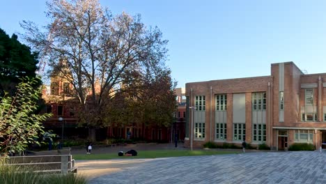 scenic view of university building and surroundings