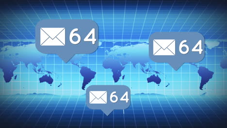 global emails and messages