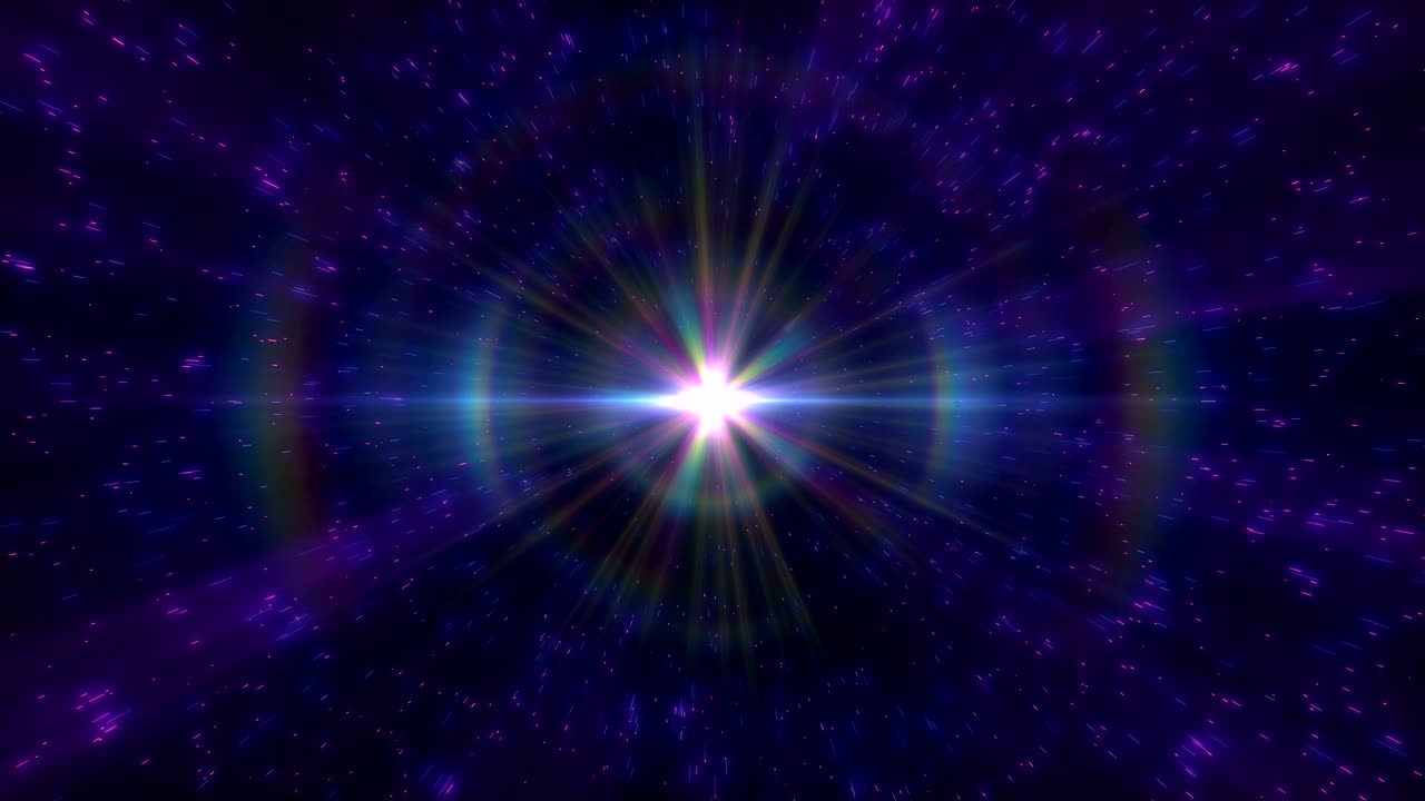 별들과 함께 우주로 날아 4k