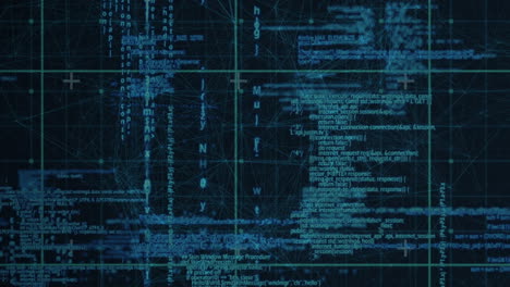 Animation of diverse data processing in digital space