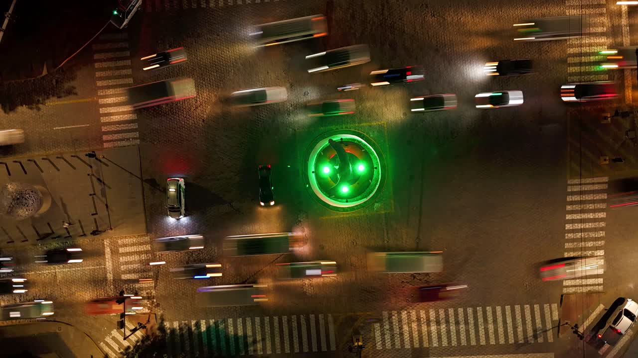 cuadrado de semáforo de hiperlapso