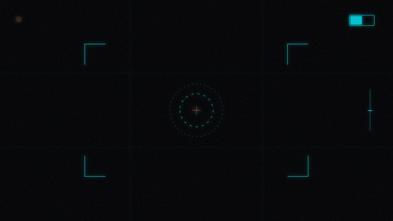 Digital Camera Viewfinder Interface Overlay