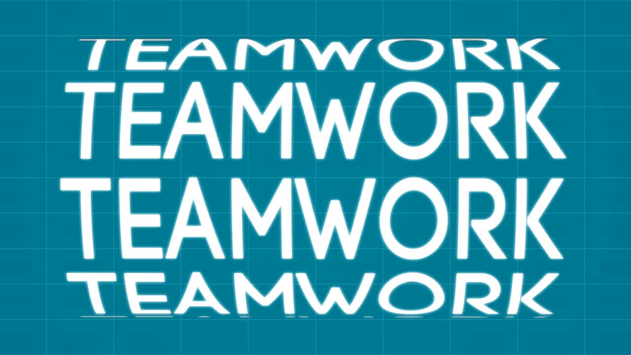 4k 팀워크 애니메이션: loopable