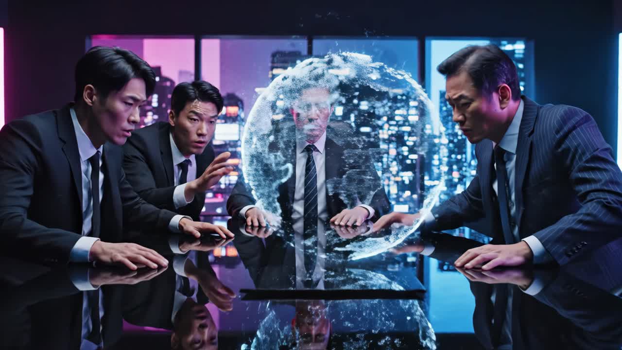 Business meeting using AI