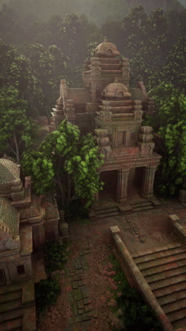 ancient temple surrounded by trees