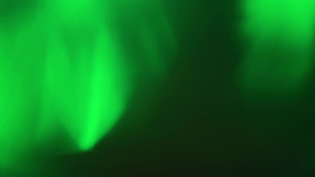 Fuga di luce verde