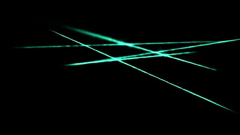 background animation of flowing streaks of light, green line,