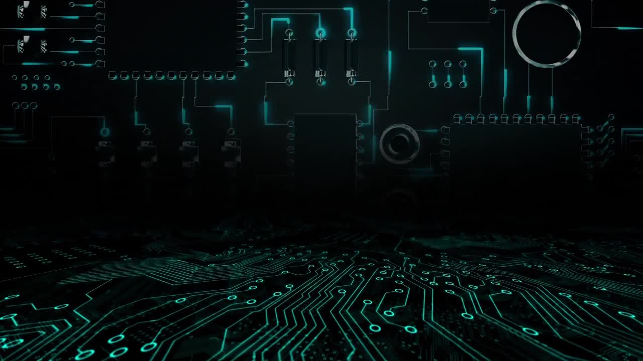 컴퓨터 회로판으로 스 ⁇  스캐닝 데이터 처리 및 통계 기록의 애니메이션