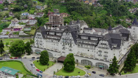 flight over petropolis building palace brazil