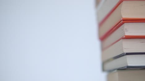 breve clip con un primer plano de los libros en la hoguera