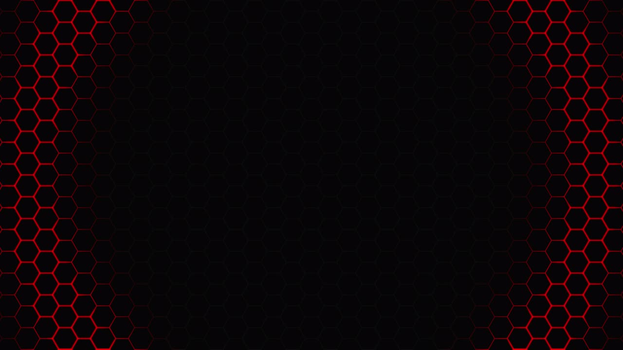 Hexagon grid futuristic surface.