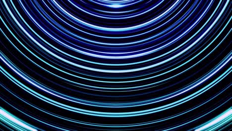 abstractas líneas de luz azul y blanca patrón de círculo
