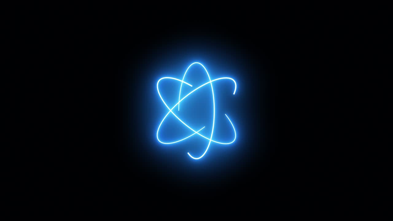 Neon atom animation.