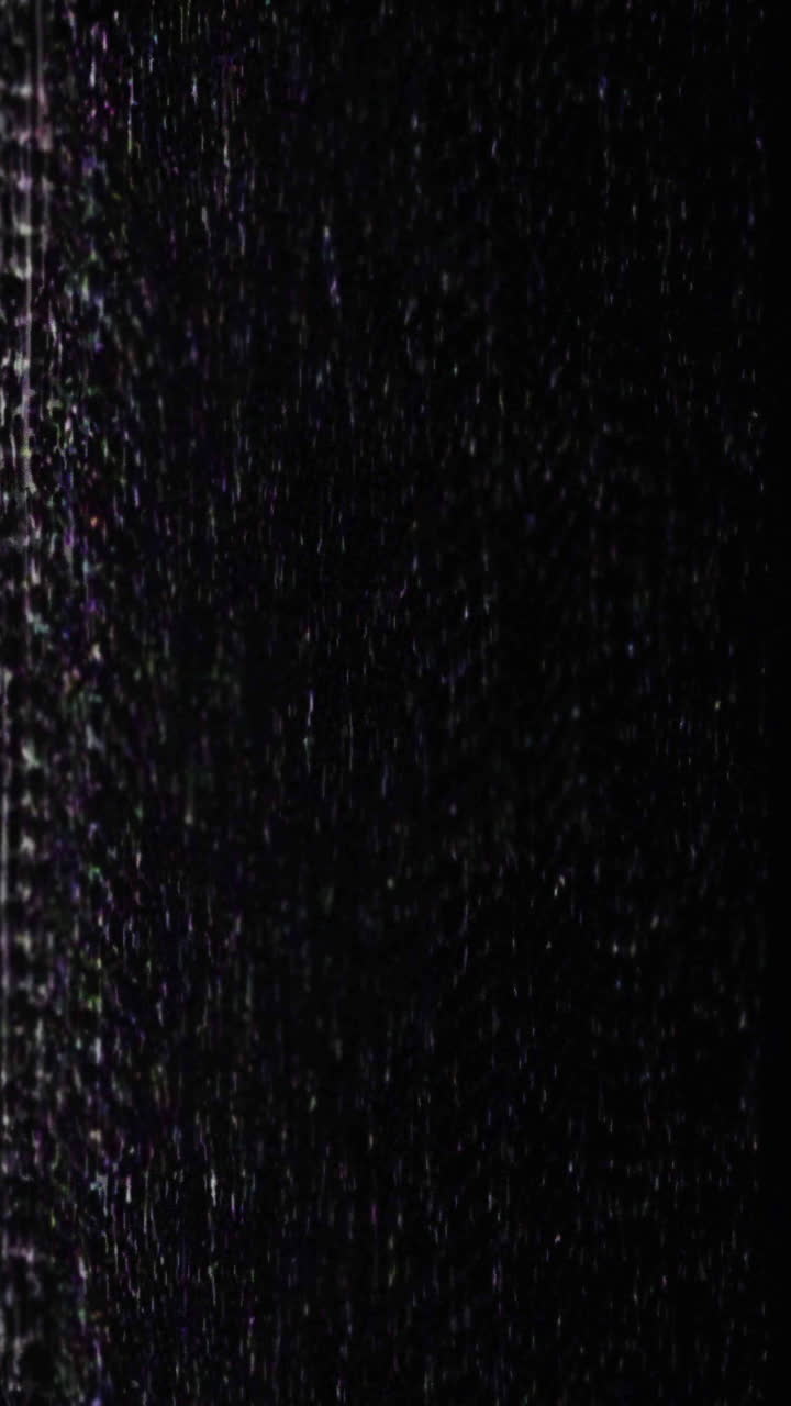 Abstract Digital Particles Moving on Dark Textured Background