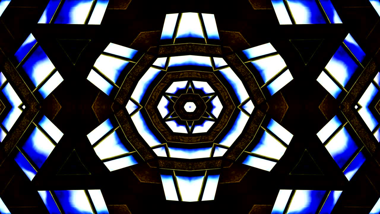 patrón kaleidoscópico abstracto